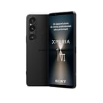 SONY Xperia 1 VI Noir - 6.5 Pouces 19.5:9 FHD+ HDR OLED - Triple Objectif - Android 14 - Débloqué - 12GB RAM - 256GO - Double SIM Hybride - Extension Garantie 12 Mois Offerte [Exclusivité Amazon]