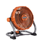 Evolution Power Tools R240FAN-Li 240mm - Portable Cordless Work Fan - Quiet Cooling, Compact, Powerful 360⁰ Adjustable Pivot, 18v Li-Ion, Battery Not Included