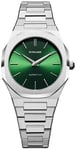 D1 Milano UTBL11 Ultra Thin Grøn/Stål Ø34 mm