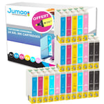 24 cartouches Jumao compatibles pour Epson Stylus Photo R360 285 265 PX810FW