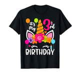 Birthday Girl I am 3 Happy Birthday Girl is Now 3 Year Old T-Shirt