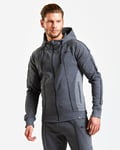 Smilodox - Suit Up Zip Hoodie - Grå Melange - S