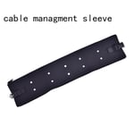 1pc Diy Neoprene Cable Management Sleeve Zipper Wrap Wire Hider 1
