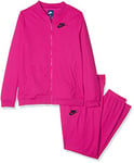 Nike G NSW, Tricot Girl's Tracksuit, Pink (Active Pink/Black), S