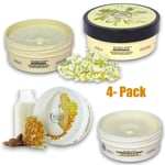 THE BODY SHOP Moringa + Almond Milk & Honey - 200ml Body Butter Tubs - 2 of Each
