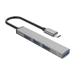 Orico USB-C Hub 1x USB-A 3.0 / 3x USB-A 2.0 - Grå