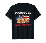 4th July Independence Day Red Blue White Color Graphic Cute T-Shirt