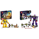LEGO 76831 Disney and Pixar’s Lightyear Zurg Battle Buildable Robot Toy & 76830 Disney and Pixar’s Lightyear Zyclops Chase, Space Robot Building Toy for Kids 4 +