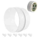 Vent Hose Connector for BUSH Tumble Dryer Extension Clip Pipe Ring Tape