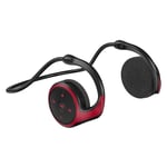 oshhni Bone Conduction Headphones Bluetooth 5.0 Sport Earphones 450mah Battery - Red