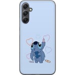 Samsung Galaxy A25 Genomskinligt Skal Stitch Hjärtan