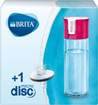 BRITA Water Filter Bottle, Reduces Chlorine and Organic Impurities, BPA Free, Pi