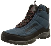 Columbia FIRECAMP BOOT Waterproof Men's Snow Boots, Blue (Petrol Blue x Black), 7 UK