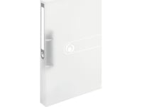 Herlitz Ringpärm Easy Orga To Go, A4, 2-Ringad, Vit Transparent D-Combi Mekanism, Ryggbredd: 27 Mm, Fyllningshöjd: 16 Mm (11205739)