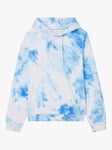 Calvin Klein Jeans Summer Splash Hoodie, Aop Blue XL male 100% cotton