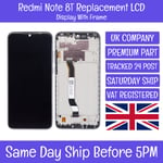 Redmi Note 8T M1908C3XG Replacement LCD Screen Display Touch Digitizer + Frame