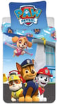 Påslakanset - Paw Patrol - 140x200 cm - 100% bomull - 2-i-1