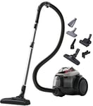 AEG 6000 Bagless Vacuum Cleaner AL61A4UG, Lightweight and Compact suitable for Animal Pet Hair, Dust, Hard Floor and Carpet, Urban Grey