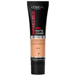 L'Oréal Paris - Fond de Teint Mat Haute Couvrance Waterproof - Longue Tenue - Léger & Matifiant - SPF 25 - Infaillible 32H Matte Cover - Teinte : 200 Sous-Ton Neutre - 30 ml