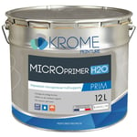 Krome Peinture - Krome MicroPrimer H2o Peinture d'Impression Microporeuse Multi-supports Intérieur et Extérieur Couleur: Blanc - Conditionnement: 12L