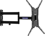 TV Wall Bracket 13-47inch Dual Pivot Tilt & Swivel TVs Vesa 400 x 400 Black