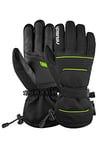 Reusch Unisex - Adult Crosby R-tex Xt with Waterproof Membrane, Comfortable Warm Ski Gloves, Sports Gloves, Snow Gloves, Winter Gloves, 10.5