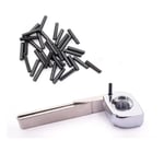 100 stycken 1,6 mm stift för Keydiy Vvdi bilnyckel blad kvarhållningsstift bult bilnyckel embryo spärr fjärrnyckel blad