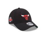 NEW ERA Chicago Bulls side patch 9forty adjustable NBA basketball cap [black]