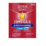 Seven Seas Omega 3 & Multivitamins Man 50+ (30 Day Duo Pack)