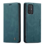 CaseMe Retro Slim Plånboksfodral Samsung Galaxy S20 Ultra Blå