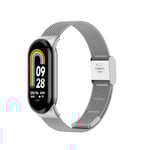 Metallrem för Xiaomi Mi Band 8/9 Silver