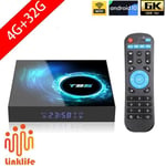 Android tv box tv android 10 T95 Smart TV BOX Wifi BT 4G 32GB H616 6K Netflix Google Store Mediabox Android box