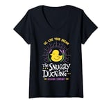 Womens The Snuggly Duckling Brewing Company T-Shirt for Men & Women V-Neck T-Shirt