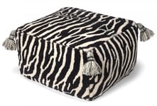 Classic Collection - Puff Zebra Svart/Vit