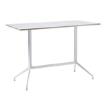 About a Table AAT10 High - White Base - White Laminate - 160x80x95 cm