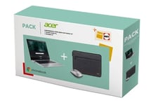 PC portable Acer Pack FNAC-DARTY Chromebook CB314 14" FHD MediaTek MT8183 RAM 8 Go LPDDR4 64 Go eMMC + souris + housse