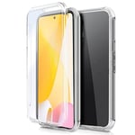 Cool 3D Silicone Protective Case for Xiaomi 12 Lite (Transparent Front + Back)
