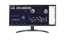 LG UltraWide™ 29WQ60A-B Ecran PC Ultra Large 29" - Dalle IPS résolution UWFHD (2560x1080), 5ms GtG 100Hz, HDR 10, sRGB 99%, AMD FreeSync, inclinable, USB-C, Haut-parleurs intégrés