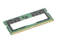 Lenovo Thinkpad - Ddr5 - Modul - 48 Gb - So Dimm 262-Pin - 5600 Mhz / Pc5-44800 - Grön - För Thinkpad P14s Gen 5 21G2, 21Me  P16s Gen 3 21Ks  P16v Gen 2 21Kx