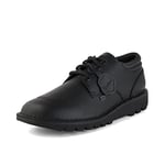 Kickers Men's Kick Lo Padded Leather Shoes, Black, 12 UK
