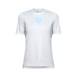 Fox W RANGER SS JERSEY FOX HEAD Pale Blue - Mtbkläder