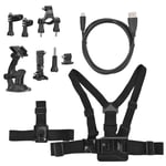 Plastic Action Camera Tool Set Accessory For Gopro HERO 4/3+/2 Black REL