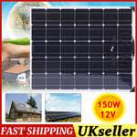 UK 150 Watt Mono Flexible Solar Panel Battery Charger for Caravan Boat Tent Car