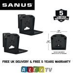 SANUS WSWME32 Black Pair Tilt Swivel Speaker Wall Mounts For Sonos Era 300™
