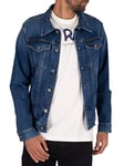 G-STAR RAW Men's 3301 Slim Jacket, Blue (faded stone D11150-C052-A951), L