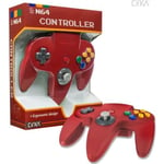 CIRKA : Manette de jeu rouge pour console Nintendo 64 N64 (retro, joystick, pad...)