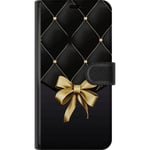 OnePlus Nord 2T Svart Plånboksfodral Elegant Rosett