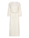 Aviator Long Dress - Busra Cream Rabens Sal R
