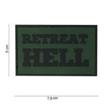 101 INC PVC Patch - Retreat Hell (Färg: Grön)