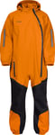 Bergans Kids' Lilletind Coverall Cloudberry Yellow/Dark Shadow Grey 128, Cloudberry Yellow/Dark Shadow Grey